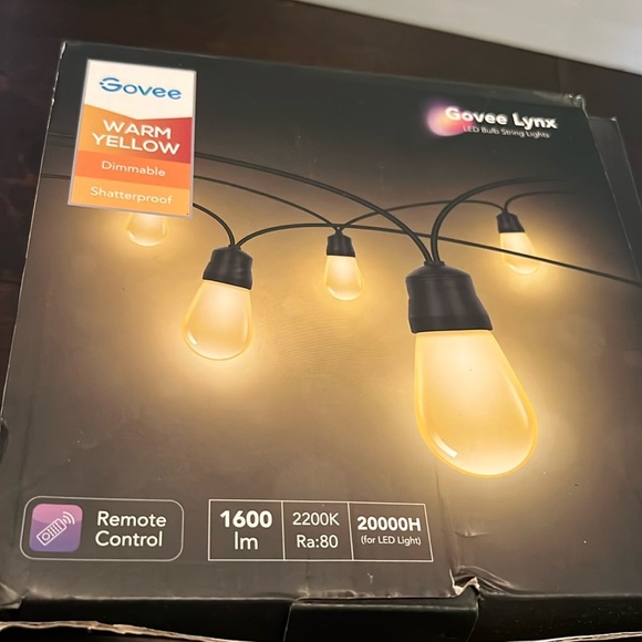 LED bulb string lights NIB - Picture 1 of 7